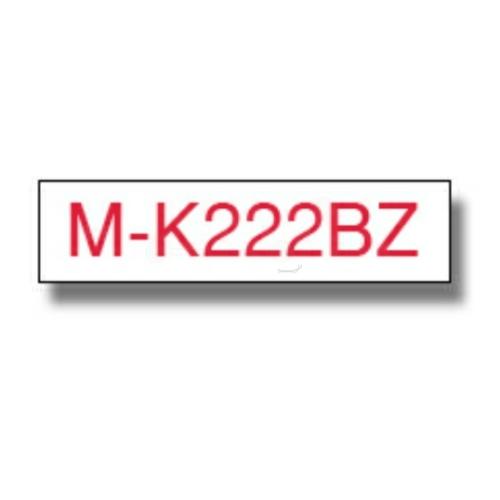 Brother Banda de inscriptionare roșu pe alb (MK222BZ), 9mm, nu este laminat