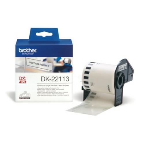 Brother Etichete transparent (DK22113), 62mm