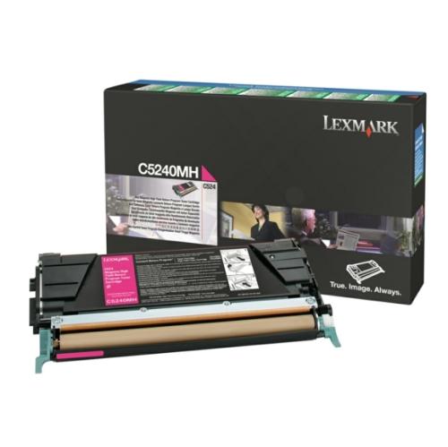 Lexmark Toner magenta (C5240MH / 00C5240MH) (Returnare, high capacity)