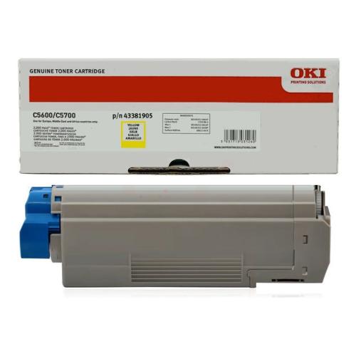 Oki Toner galben (43381905)