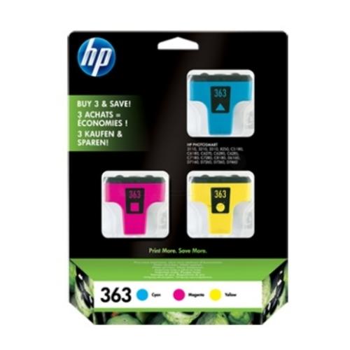 HP Cartus cu cerneala cian / magenta / galben (CB333EE / 363) (multipack)