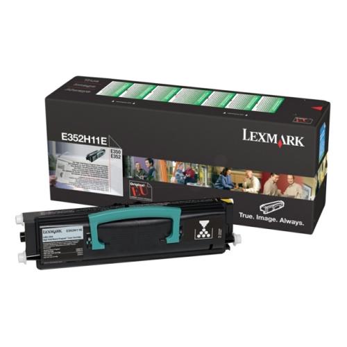 Lexmark Toner negru (E352H11E / 0E352H11E) (Returnare, high capacity)