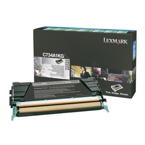 Lexmark Toner negru (C734A1KG / 0C734A1KG) (Returnare)