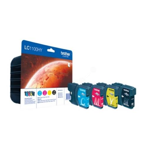 Brother Cartus cu cerneala negru / cian / magenta / galben (LC1100HYVALBPDR) (multipack)