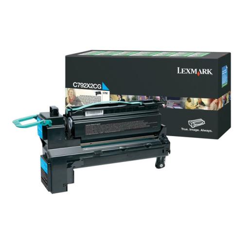 Lexmark Toner cian (C792X2CG / 0C792X2CG) (high capacity)