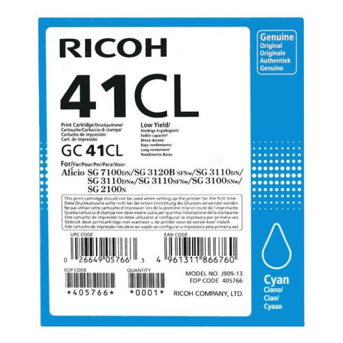 Ricoh Cartus cu cerneala cian (405766 / GC41CL)