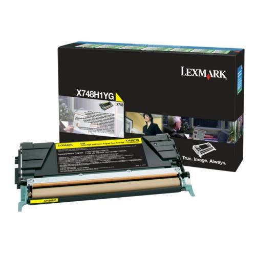 Lexmark Toner galben (X748H1YG / 0X748H1YG) (Returnare)