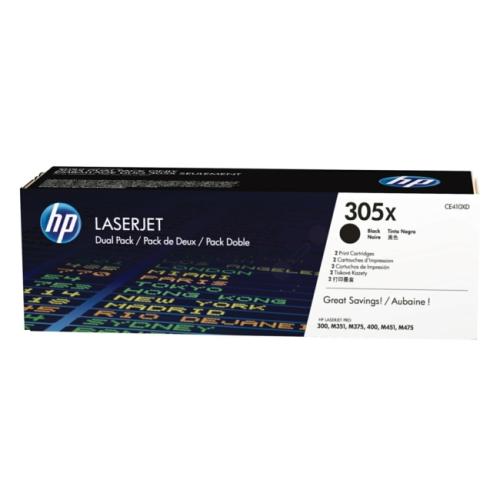 HP Toner negru (CE410XD / 305X) (Pachet dublu)