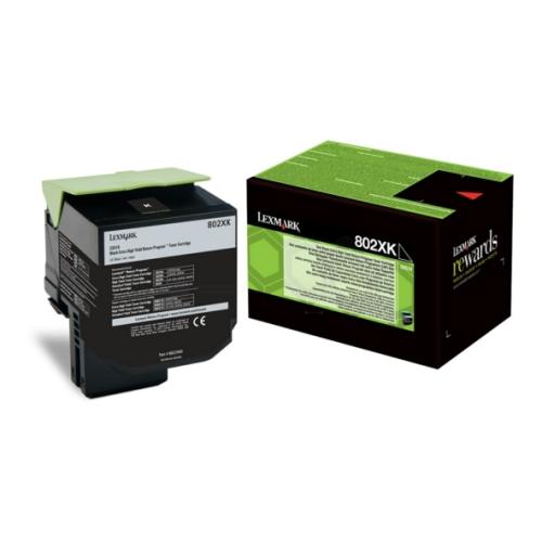 Lexmark Toner negru (80C2XK0 / 802XK) (Returnare, high capacity)