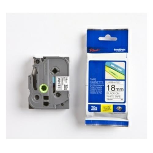 Brother Banda de inscriptionare negru pe alb (TZE241CIV), 18mm, laminat