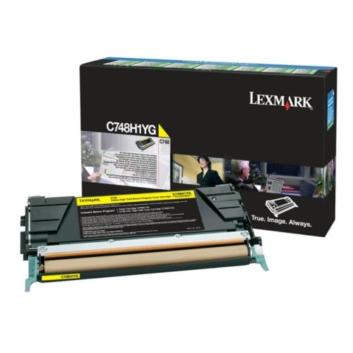 Lexmark Toner galben (C748H1YG / 0C748H1YG) (Returnare)