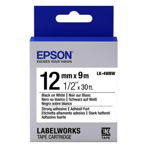 Epson Banda colorata negru / alb (C53S654016 / LK4WBW)