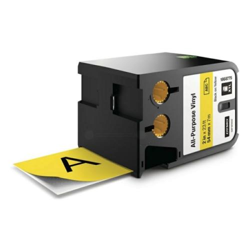 Dymo Etichete negru pe galben (1868775), 54mm