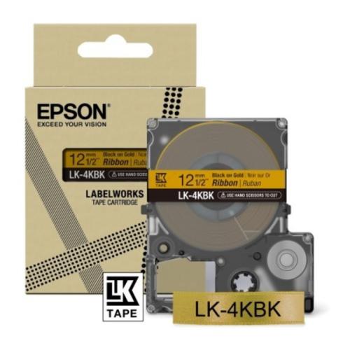 Epson Banda colorata negru / aur (C53S654001 / LK4KBK)