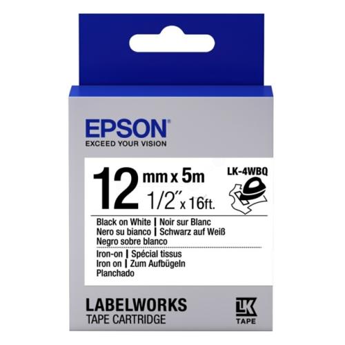 Epson Etichete negru / alb (C53S654024 / LK4WBQ)