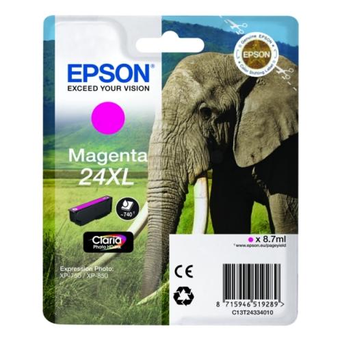 Epson Cartus cu cerneala magenta (C13T24334012 / 24XL) (high capacity)