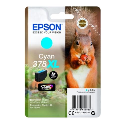 Epson Cartus cu cerneala cian (C13T37924010 / 378XL) (high capacity)