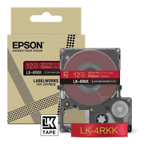 Epson Etichete roșu / aur (C53S654033 / LK4RKK)
