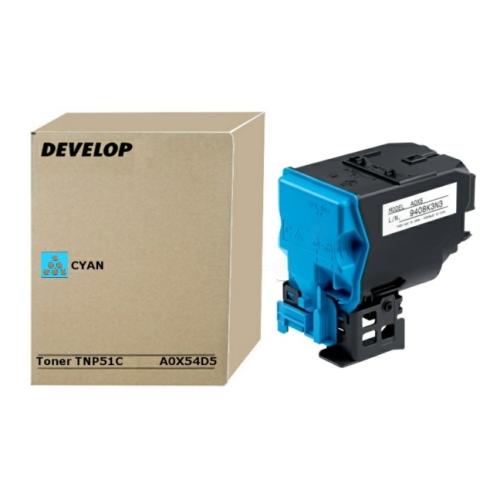 Develop Toner cian (A0X54D5 / TNP51C)