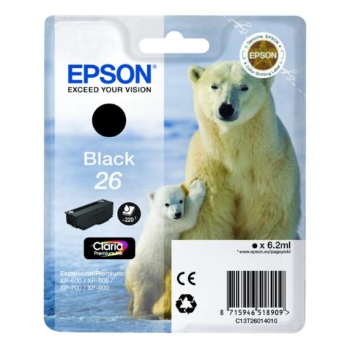 Epson Cartus cu cerneala negru (C13T26014012 / 26)