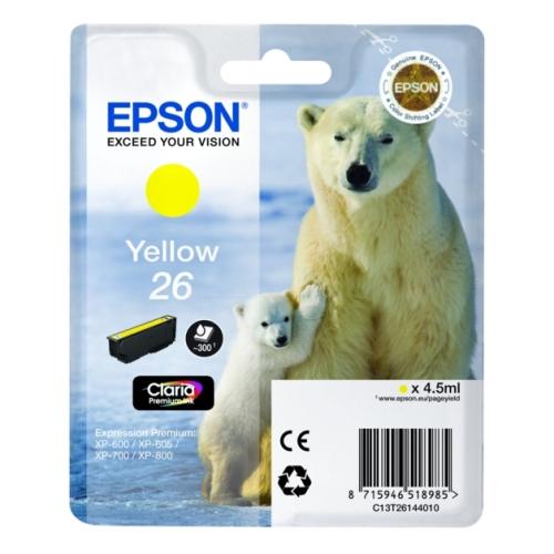 Epson Cartus cu cerneala galben (C13T26144012 / 26)