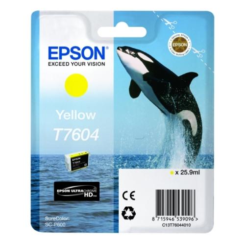 Epson Cartus cu cerneala galben (C13T76044010 / T7604)