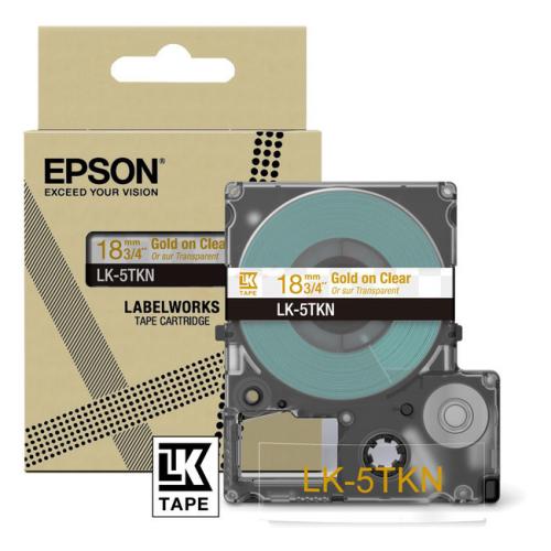 Epson Etichete transparent/aur (C53S672097 / LK5TKN)