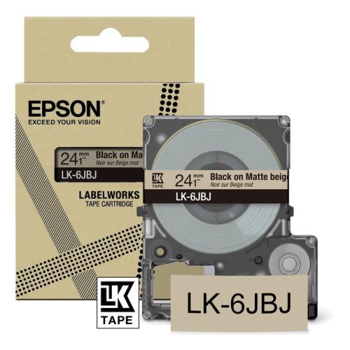Epson Etichete negru (C53S672092 / LK6JBJ)