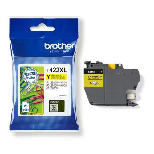 Brother Cartus cu cerneala galben (LC422XLY) (high capacity)