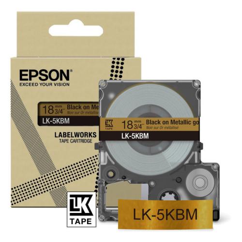 Epson Etichete negru / aur (C53S672093 / LK5KBM)