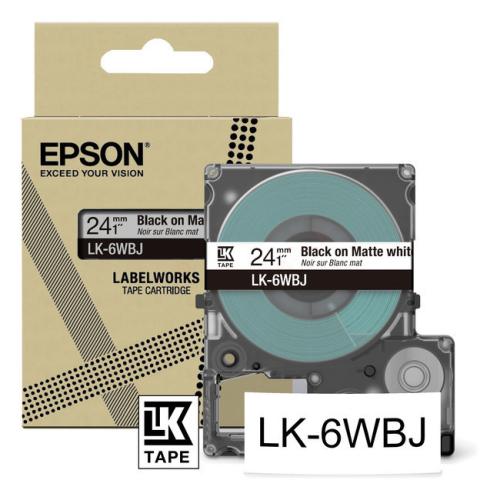 Epson Etichete negru / alb (C53S672064 / LK6WBJ)