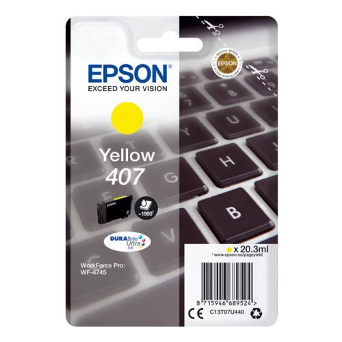 Epson Cartus cu cerneala galben (C13T07U440 / 407)