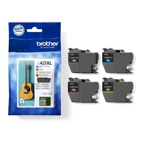 Brother Cartus cu cerneala negru / cian / magenta / galben (LC421XLVAL) (multipack)