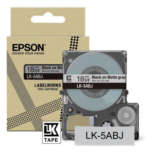 Epson Etichete negru / gri (C53S672087 / LK5ABJ)