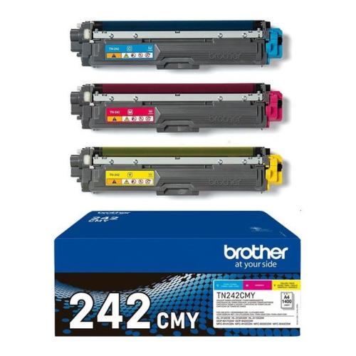 Brother Toner cian / magenta / galben (TN242CMY) (multipack)