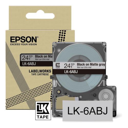 Epson Etichete negru / gri (C53S672088 / LK6ABJ)