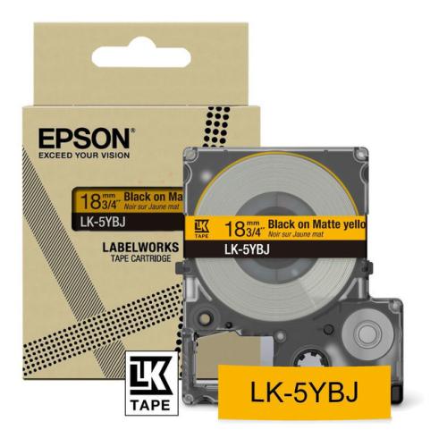 Epson Etichete negru / galben (C53S672075 / LK5YBJ)