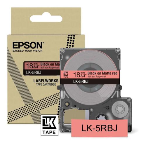 Epson Etichete negru / roșu (C53S672072 / LK5RBJ)