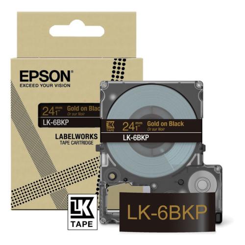 Epson Etichete negru / aur (C53S672096 / LK6BKP)