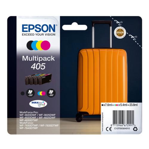 Epson Cartus cu cerneala negru / cian / magenta / galben (C13T05G64010 / 405) (multipack)