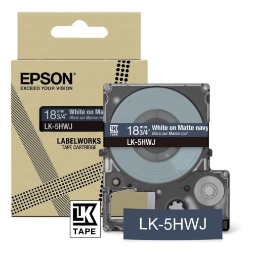 Epson Etichete albastru / alb (C53S672085 / LK5HWJ)