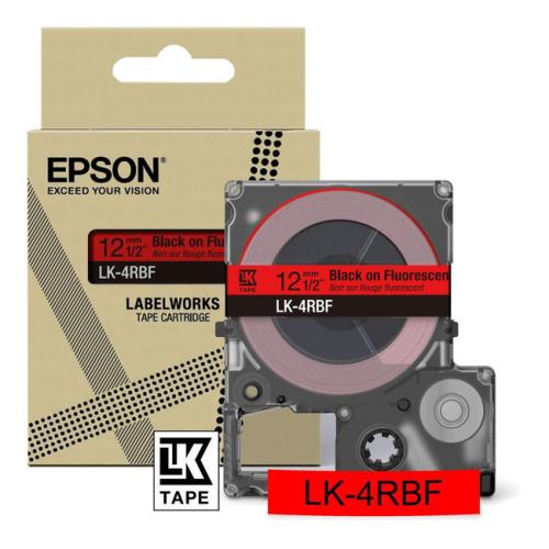 Epson Etichete negru / roșu (C53S672099 / LK4RBF)