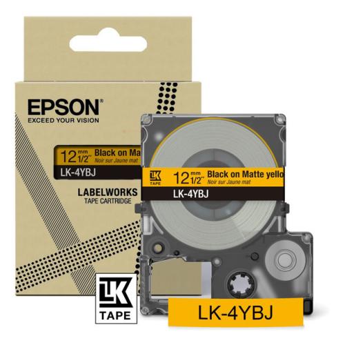 Epson Etichete negru / galben (C53S672074 / LK4YBJ)