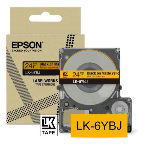 Epson Etichete negru / galben (C53S672076 / LK6YBJ)