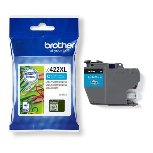 Brother Cartus cu cerneala cian (LC422XLC) (high capacity)