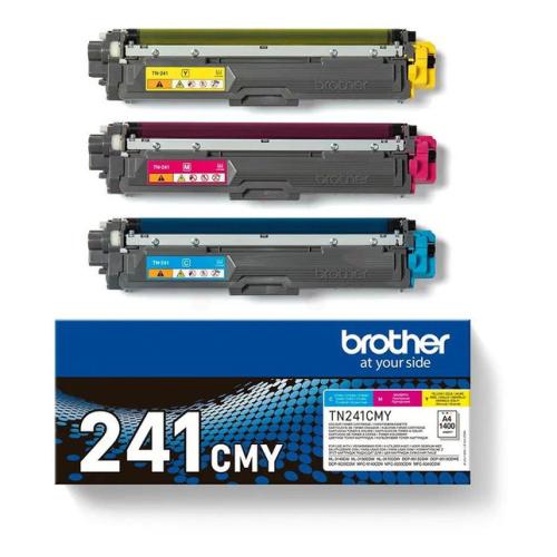 Brother Toner cian / magenta / galben (TN241CMY) (multipack)