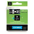 Dymo Etichete alb pe negru (45811 / S0720910), 19mm, laminat