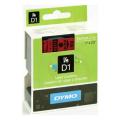 Dymo Etichete negru pe roșu (53717 / S0720970), 24mm, laminat