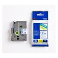 Brother Banda de inscriptionare albastru pe transparent (TZE133), 12mm, laminat