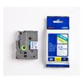 Brother Banda de inscriptionare albastru pe alb (TZE233), 12mm, laminat